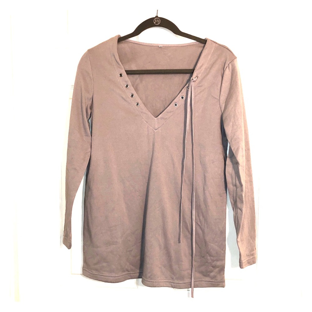 Lace up top